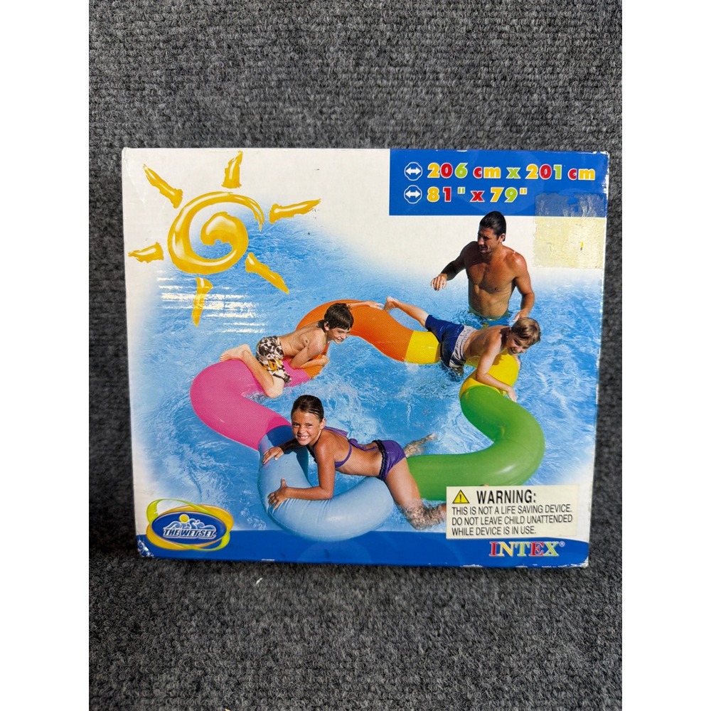 Intex The Wet Set Star Float Inflatable Large Pool Lake Lounge 81x79 Sealed